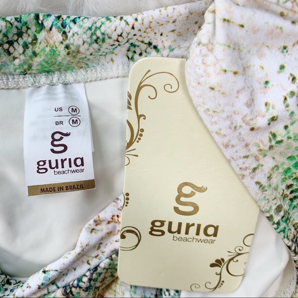 Guria Flip Full Bikini Bottom Green Snake Reptile - Picture 7 of 8